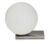 Click to swap image: &lt;strong&gt;Easton Orb Table Lamp - Gy Mrb&lt;/strong&gt;&lt;/br&gt;Dimensions: W240 x D240 x H250mm